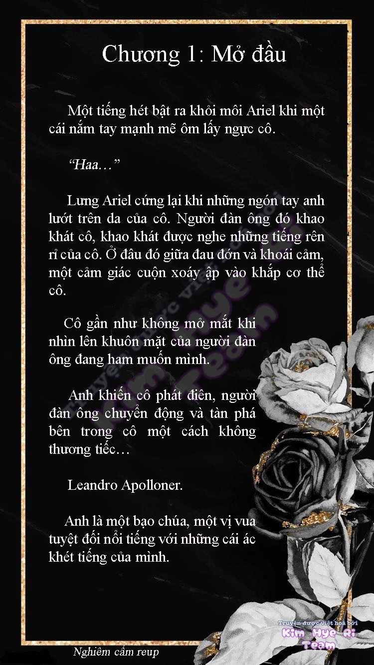 [Novel 18+] Ariel, Thánh Nữ Dâm Đãng Chapter 1 - Next Chapter 2