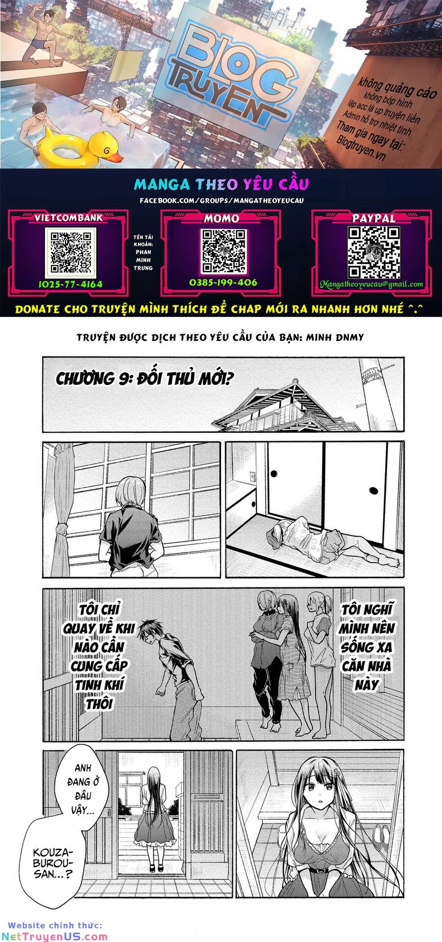 Trang truyện 001 trong truyện tranh Ba Chị Em Nhà Này Đang Cố Quyến Rũ tôi!! - Chapter 9 - truyentvn.net