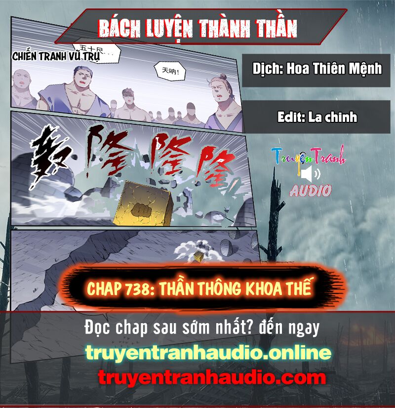 bách luyện thành thần Chapter 738 - Next Chapter 739