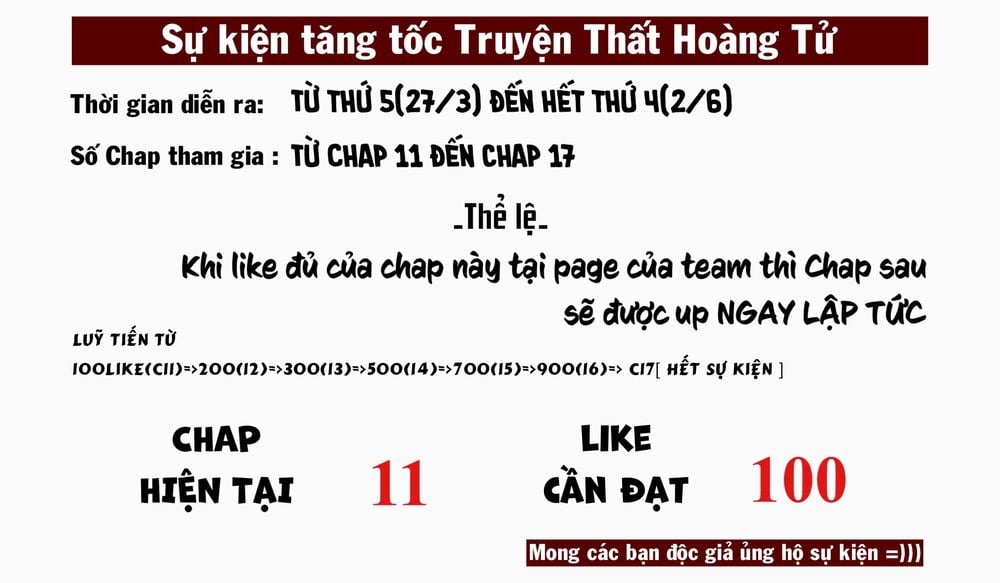 chuyển sinh thành thất hoàng tử Chapter 11 - Next chapter 12