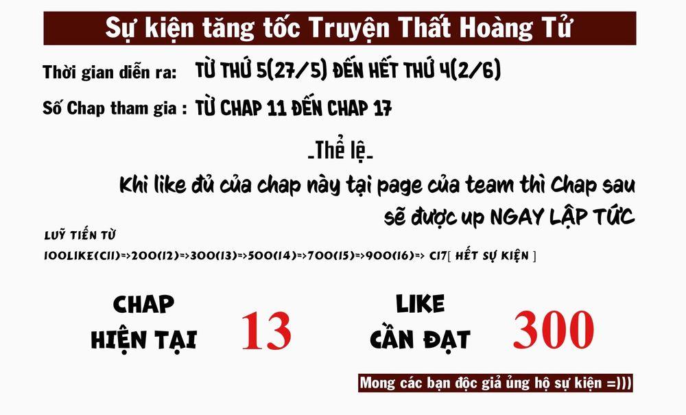 chuyển sinh thành thất hoàng tử Chapter 13 - Next chapter 14: - event buff