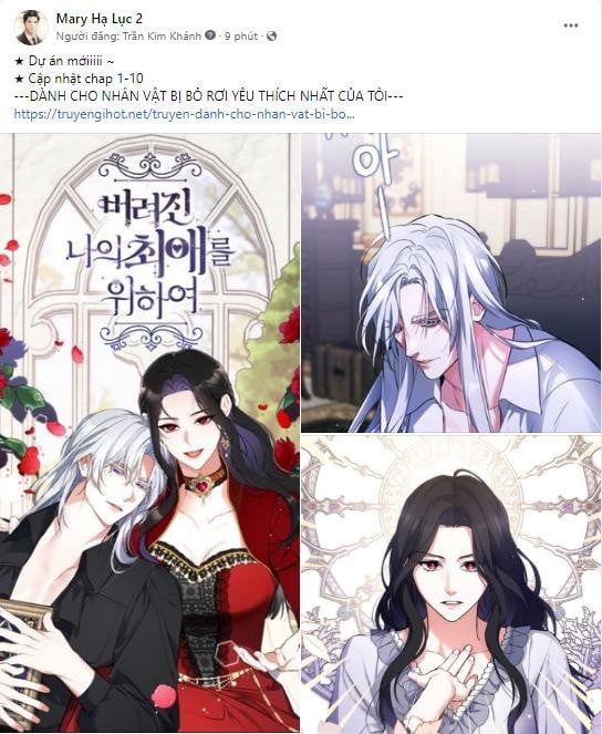 Dành Cho Nhân Vật Bị Bỏ Rơi Yêu Thích Nhất Của Tôi Chapter 10 - Next Chapter 11.1