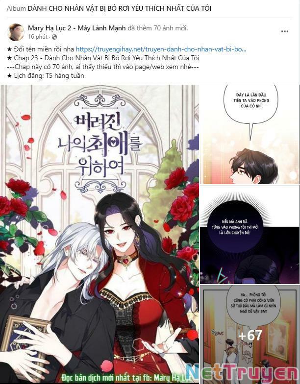 Dành Cho Nhân Vật Bị Bỏ Rơi Yêu Thích Nhất Của Tôi Chapter 23.1 - Next Chapter 23.2