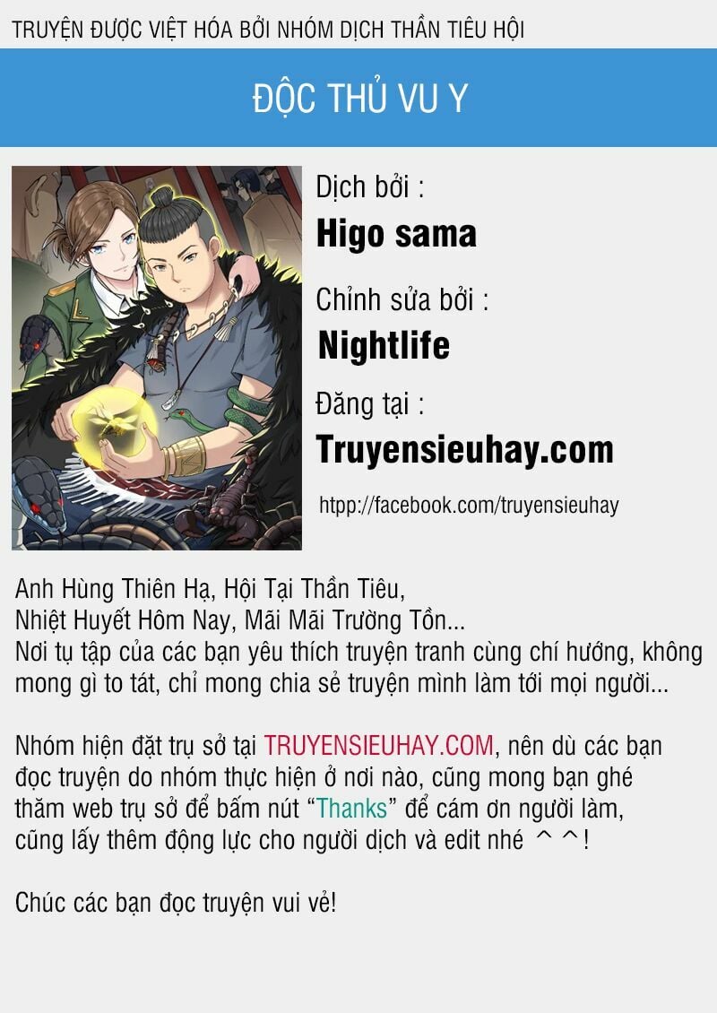 Độc Thủ Vu Y Chapter 1 - Next Chapter 2