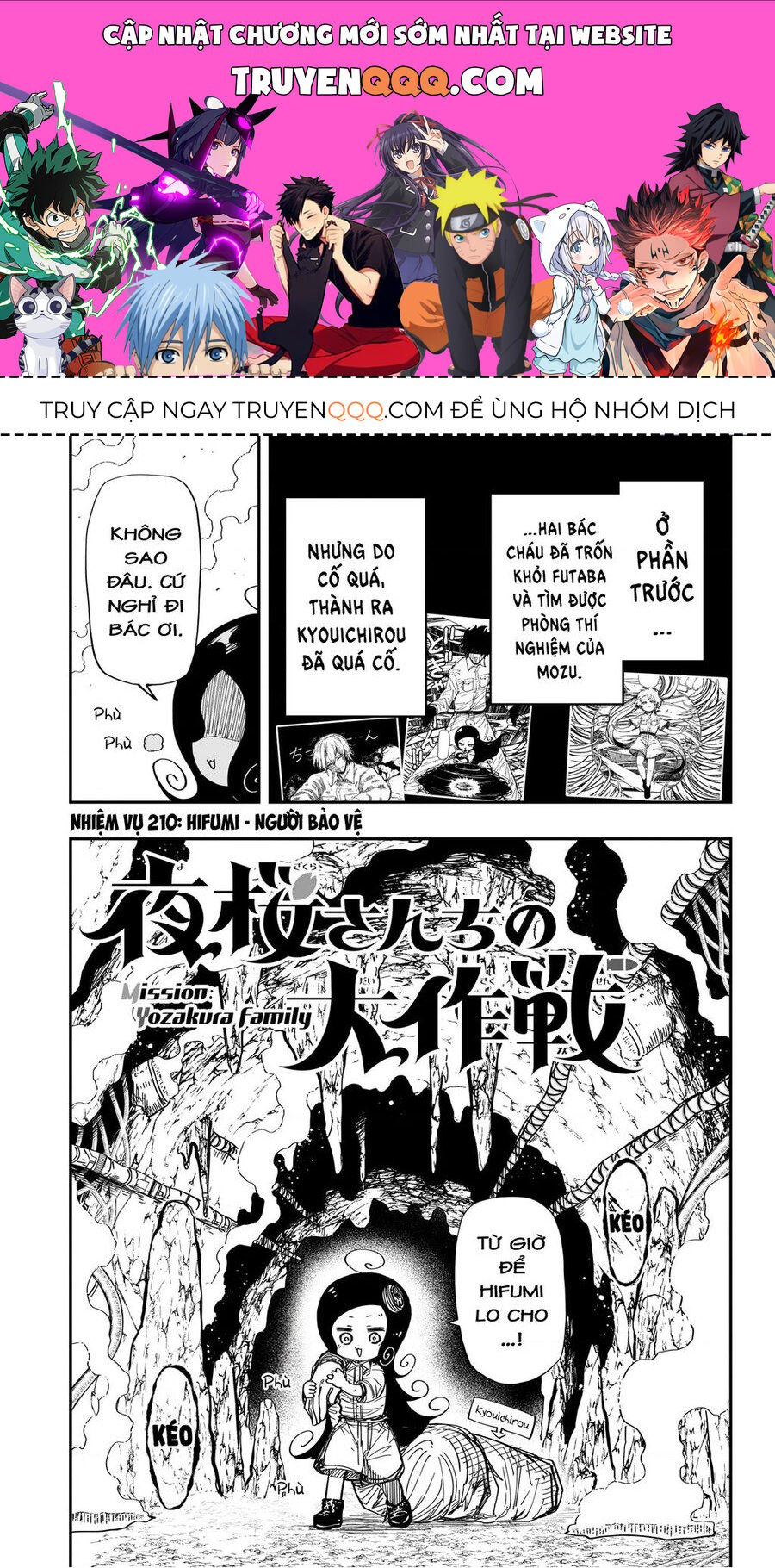 gia tộc điệp viên yozakura Chapter 210 - Next chapter 211