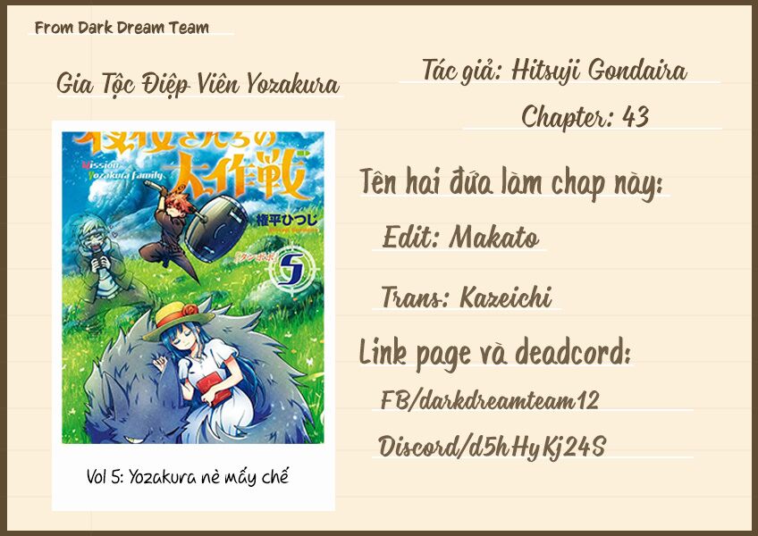 gia tộc điệp viên yozakura Chapter 43 - Next chapter 44