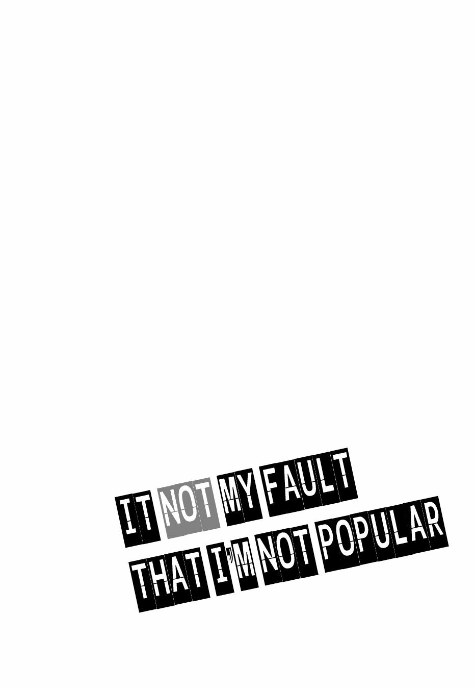 It’s Not My Fault That I’m Not Popular! Chapter 33.5 - Trang 3