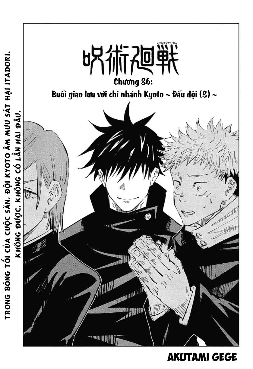 Jujutsu Kaisen – Chú Thuật Hồi Chiến Chapter 36 - Next 