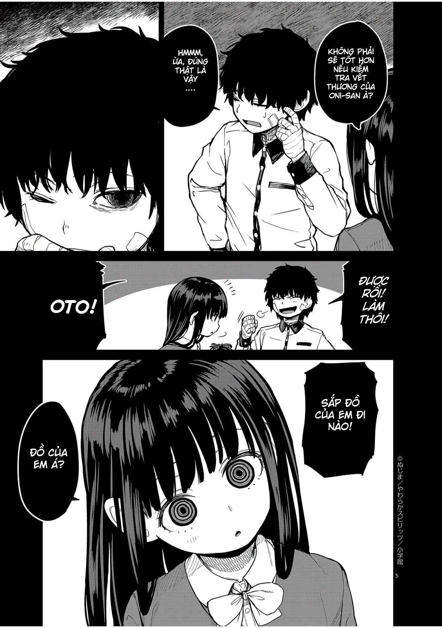 Kaii To Otome To Kamigakushi Chapter 14 - Trang 4