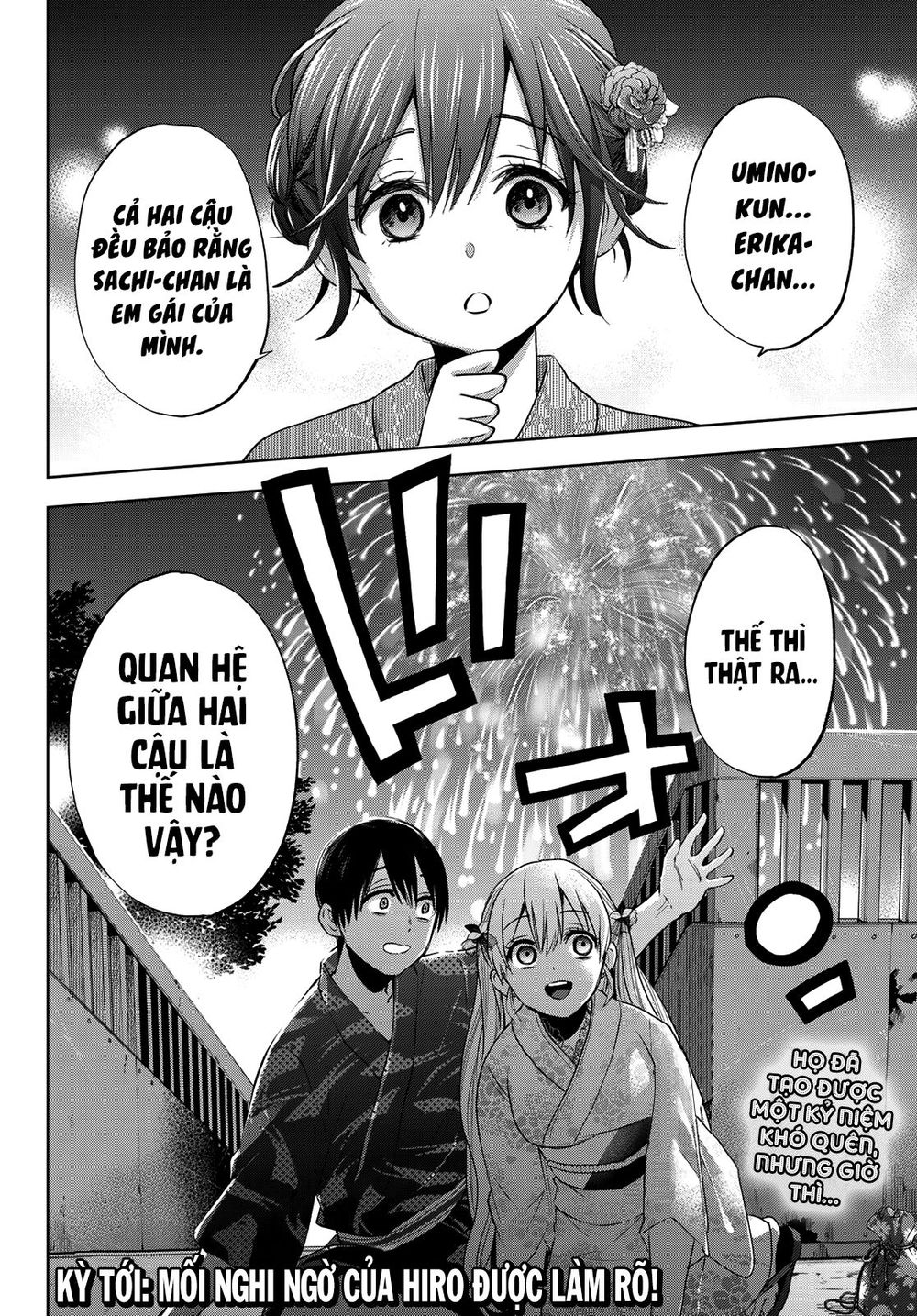 kakkou no iinazuke Chapter 33 - Next chapter 34: giờ chỉ còn cách nói ra bí mật của hai ta thôi!