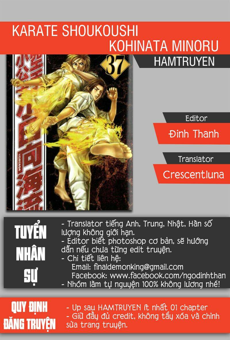 Karate Shoukoushi Kohinata Minoru Chapter 245 - Trang 4