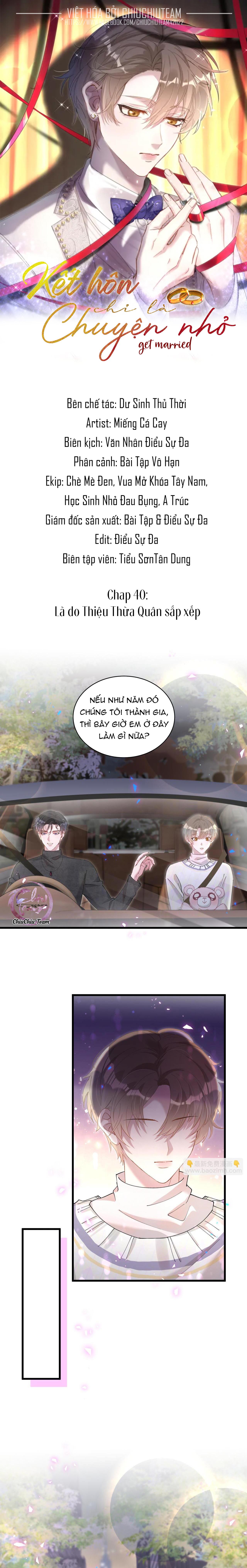 Kết Hôn Là Chuyện Nhỏ Chapter 40 - Next 