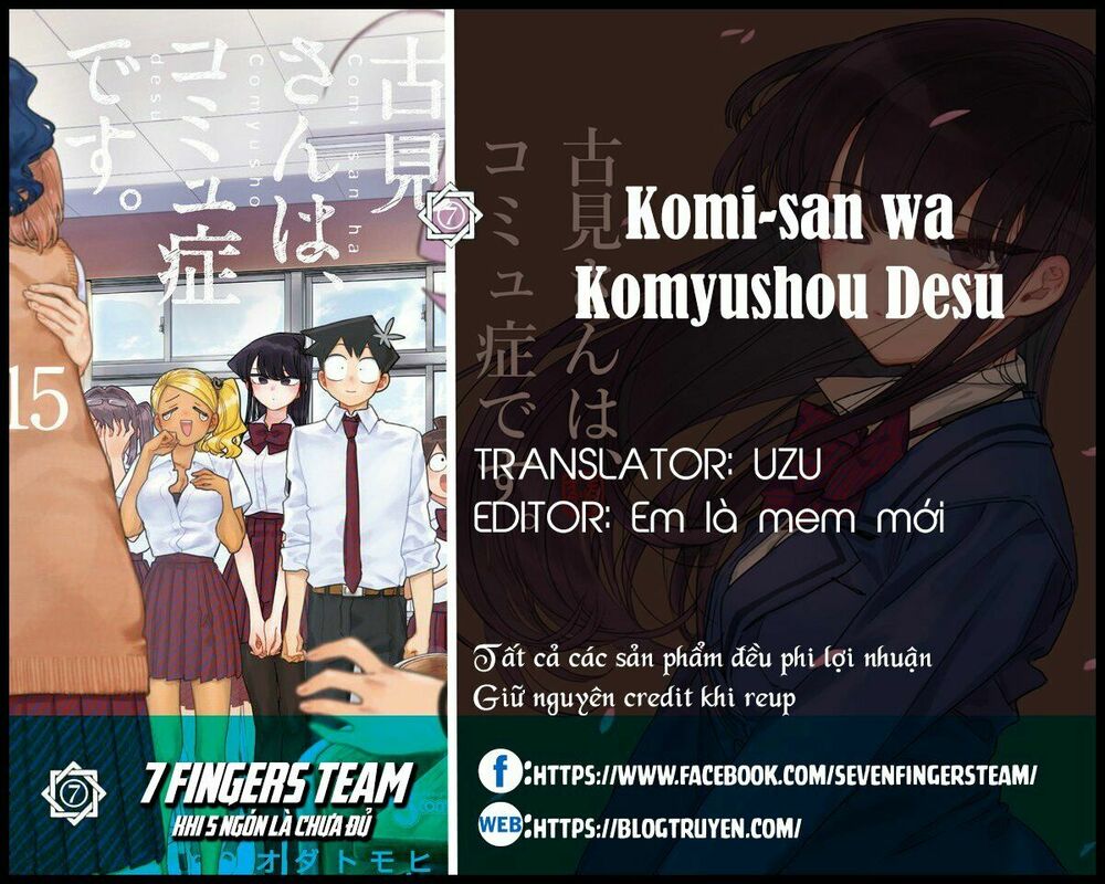 komi không thể giao tiếp Chapter 229 - Next chapter 230: kịch trường