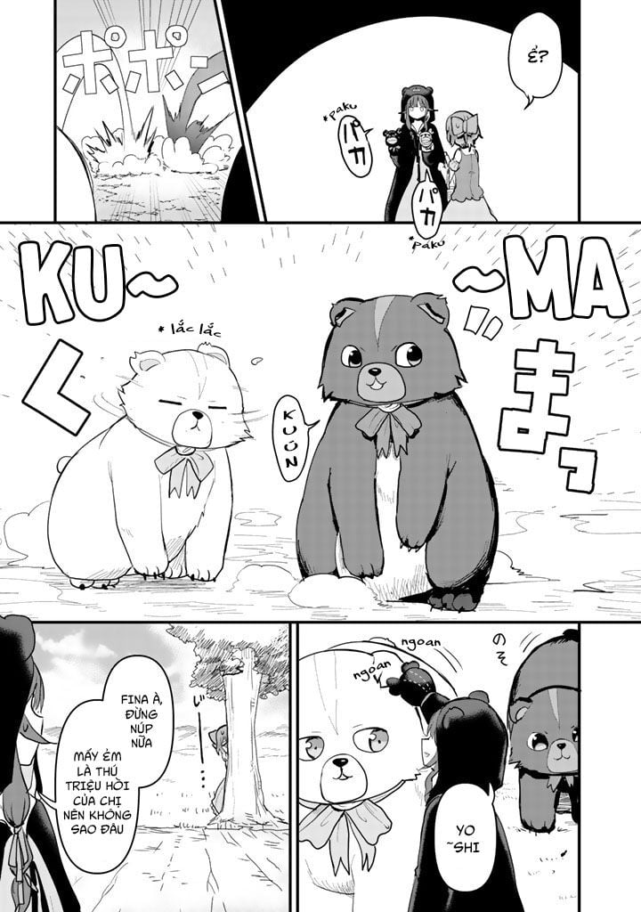 Kuma Kuma Kuma Bear Chapter 17: Gấu giới thiệu nhà gấu - Trang 4