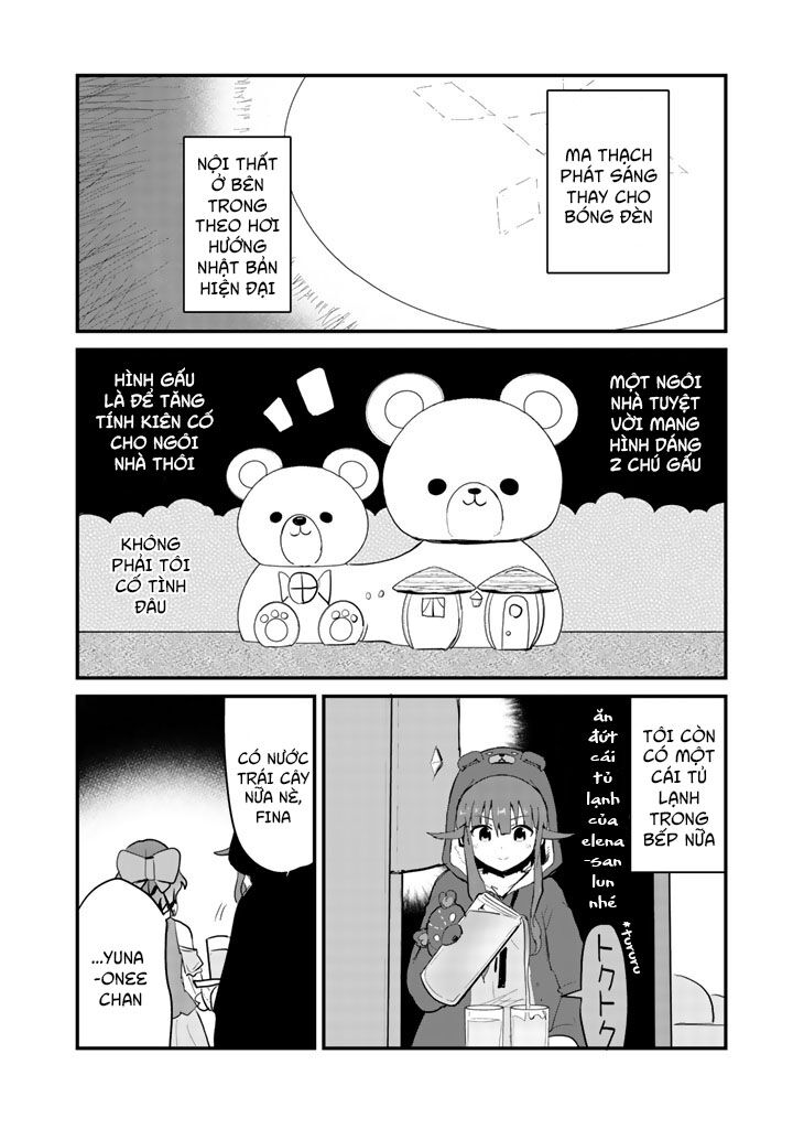 Kuma Kuma Kuma Bear Chapter 17: Gấu giới thiệu nhà gấu - Trang 4