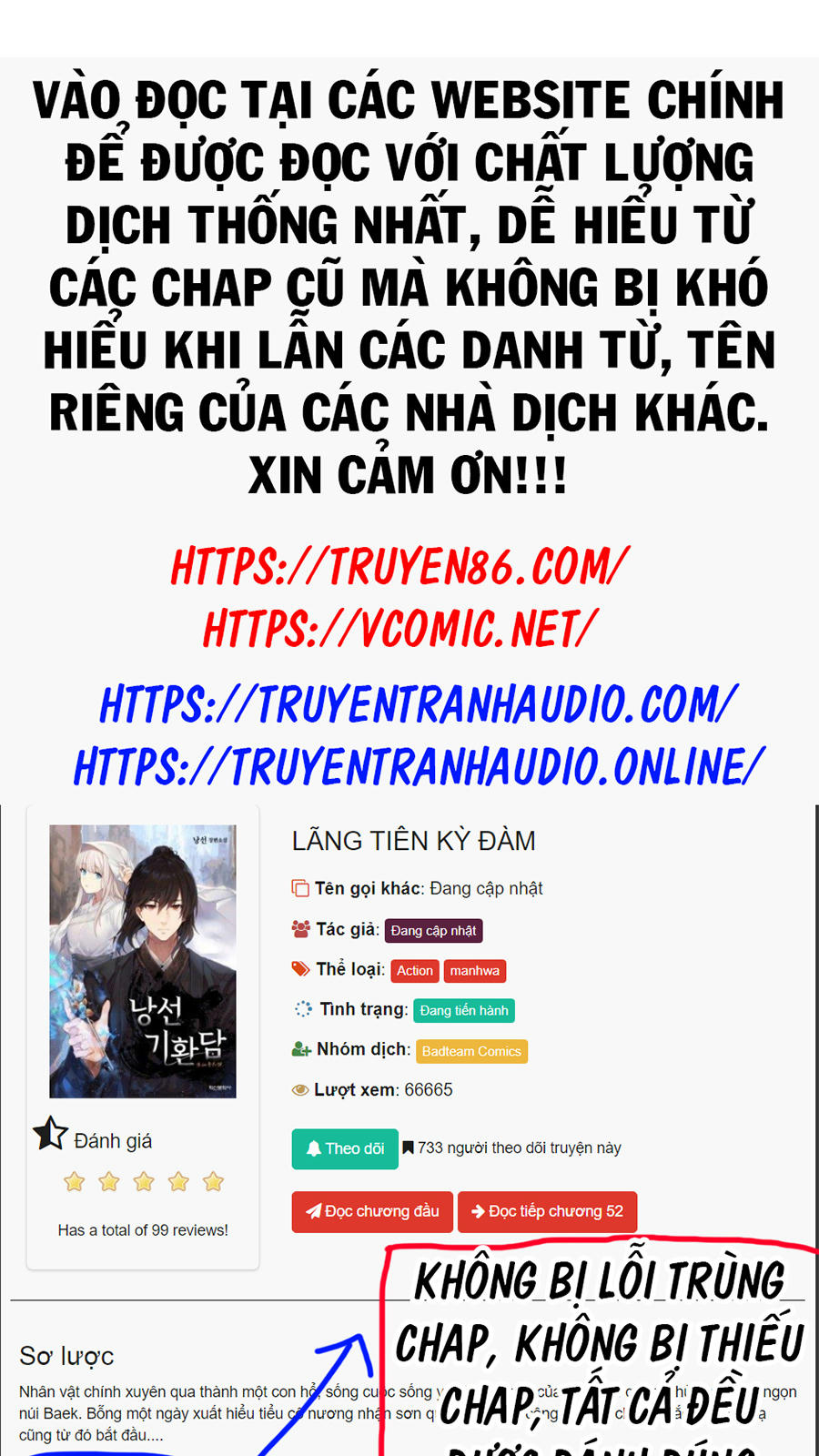 Lãng Tiên Kỳ Đàm Chapter 55 - Trang 3