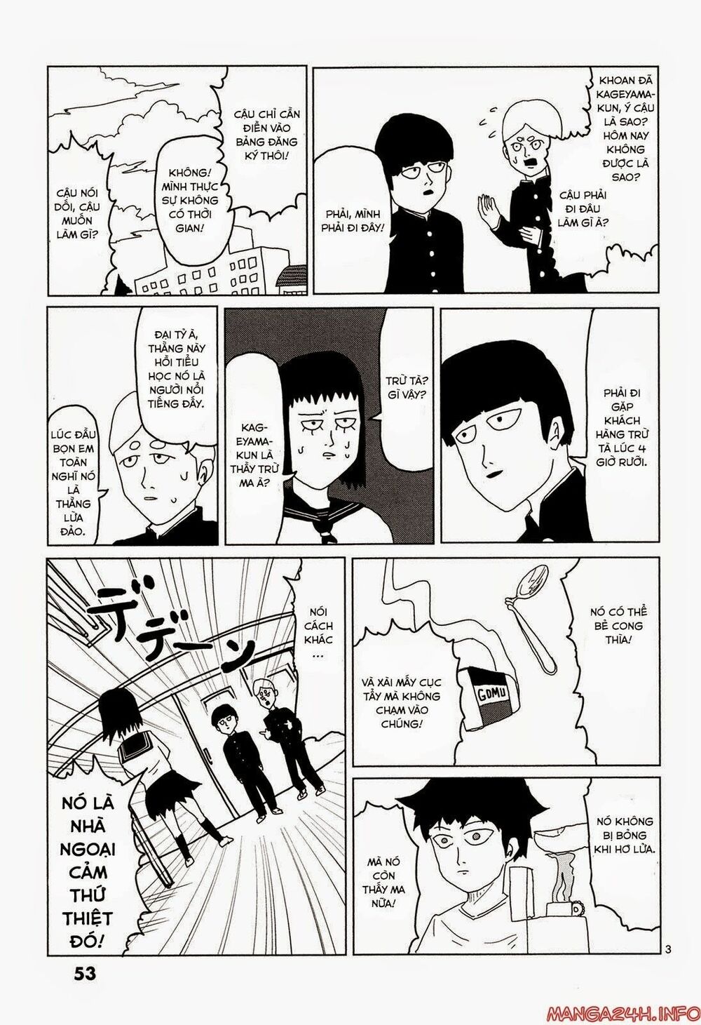 Mob Psycho 100 Chapter 4 - Trang 3