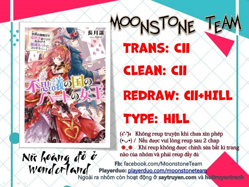 Nữ Hoàng Cơ Đỏ Ở Wonderland Chapter 1.1 - Trang 3