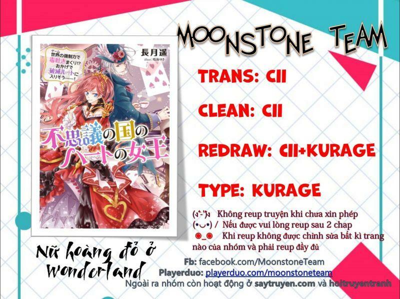 Nữ Hoàng Cơ Đỏ Ở Wonderland Chapter 3.1 - Trang 3