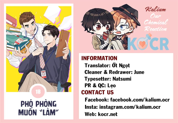 Phó Phòng Muốn “Làm” Chapter 18 - Next Chapter 19