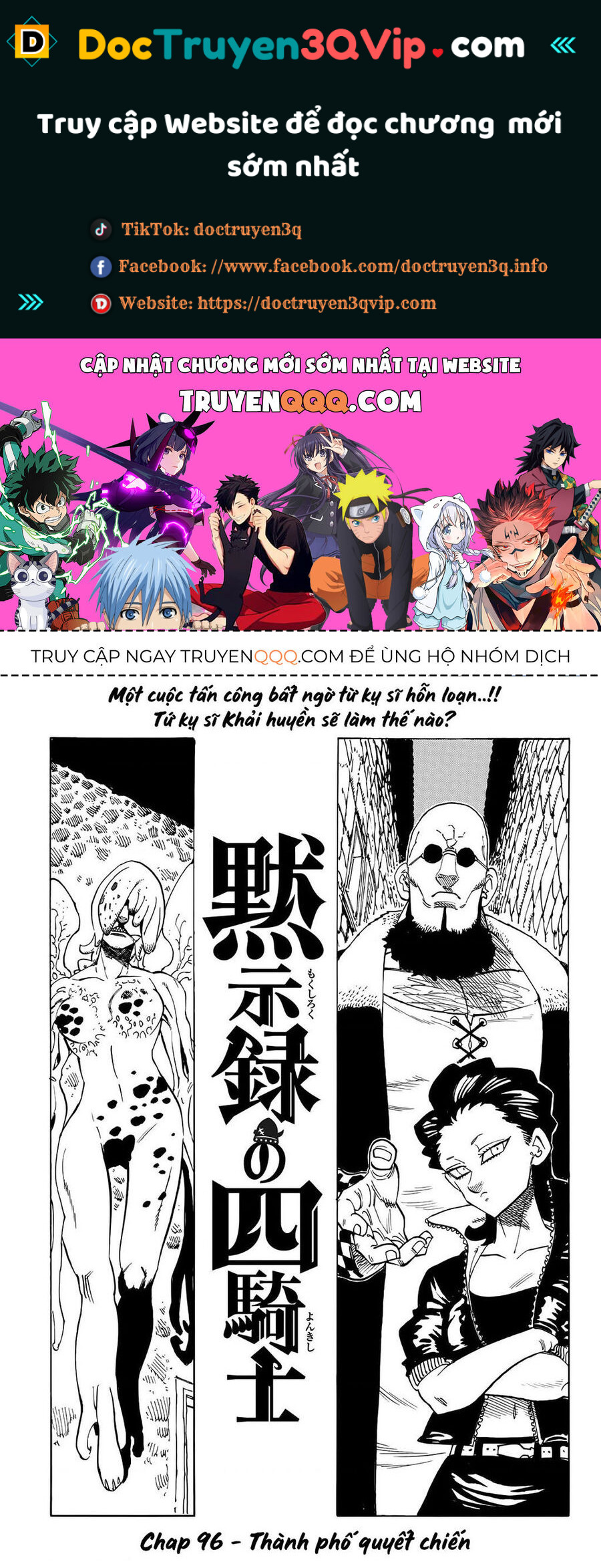 Tứ Kỵ Sĩ Khải Huyền Chapter 96 - Next Chapter 97