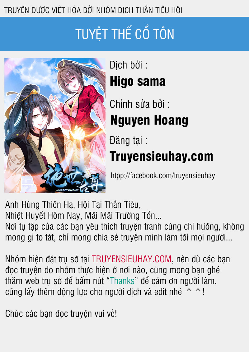 Tuyệt Thế Cổ Tôn Chapter 3 - Next Chapter 4