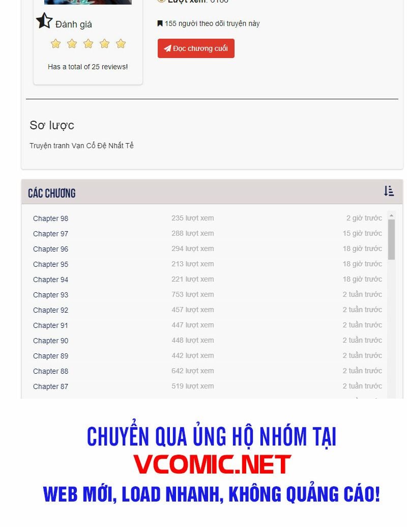 Vạn Cổ Đệ Nhất Tế Chapter 99 - Trang 3